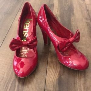 Kenzie Red Patent Heels